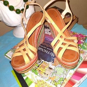 Kate Spade Rainbow  Wedges